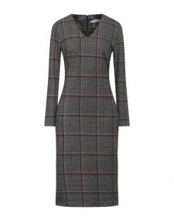 EMMA & GAIA Midi Dress For Women Grey