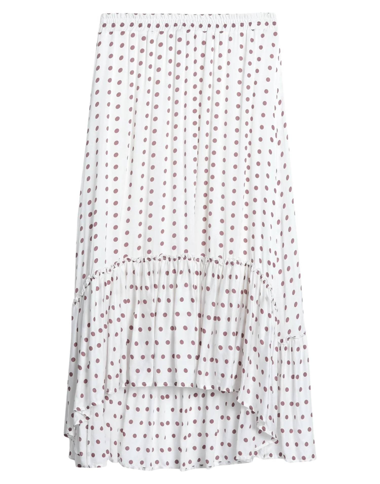 EMMA & GAIA Midi Skirt For Women Maroon