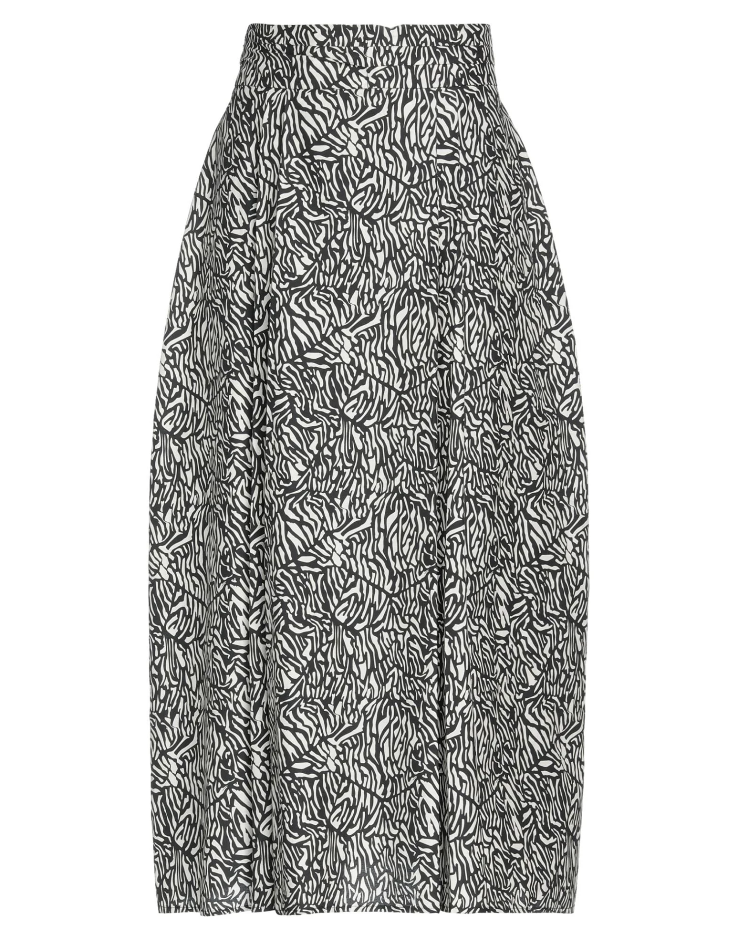 EMMA & GAIA Midi Skirt For Women Black