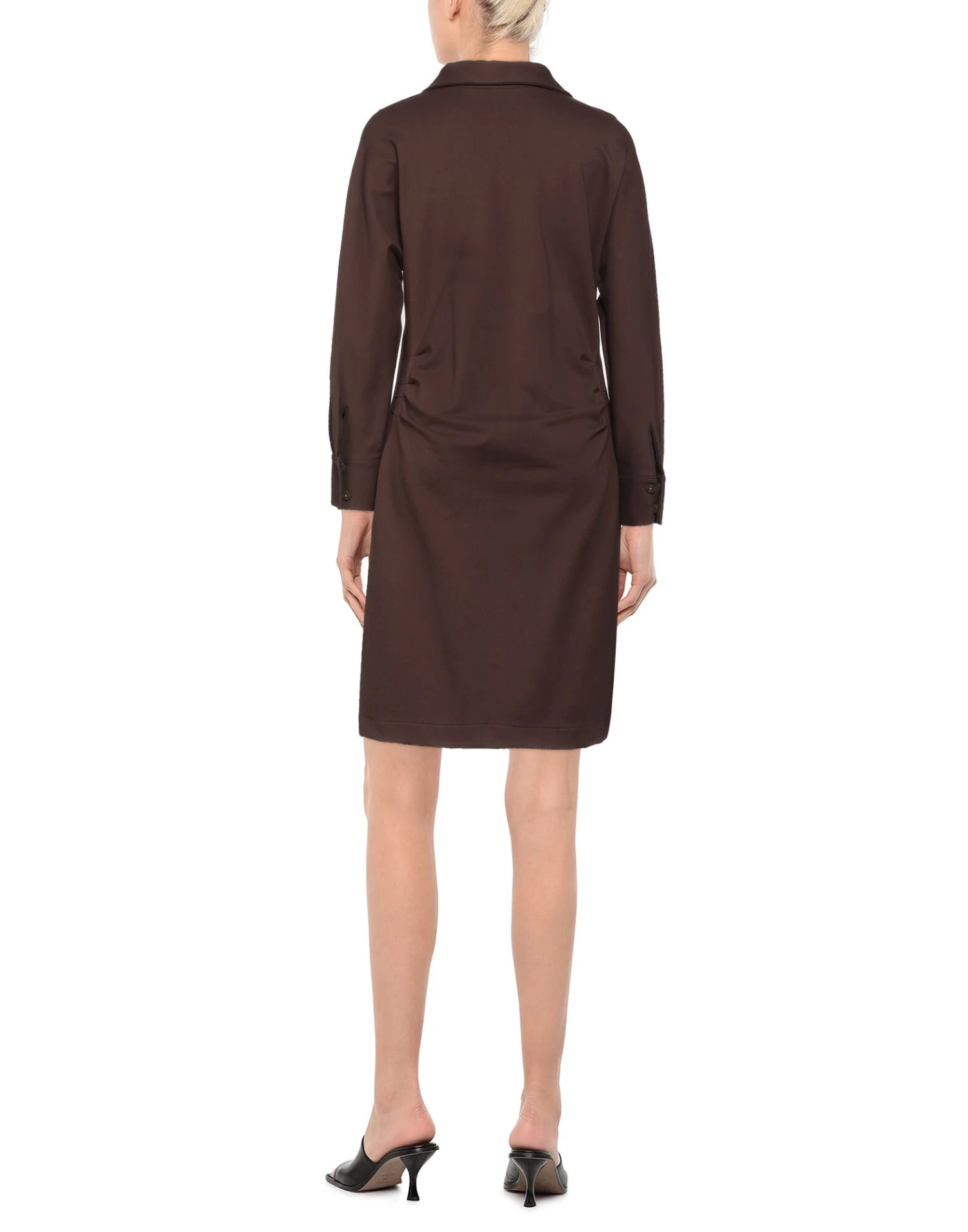 EMMA & GAIA Short Dress For Women Dark Brown - Image 3