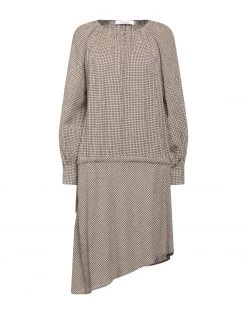 EMMA & GAIA Short Dress For Women Beige