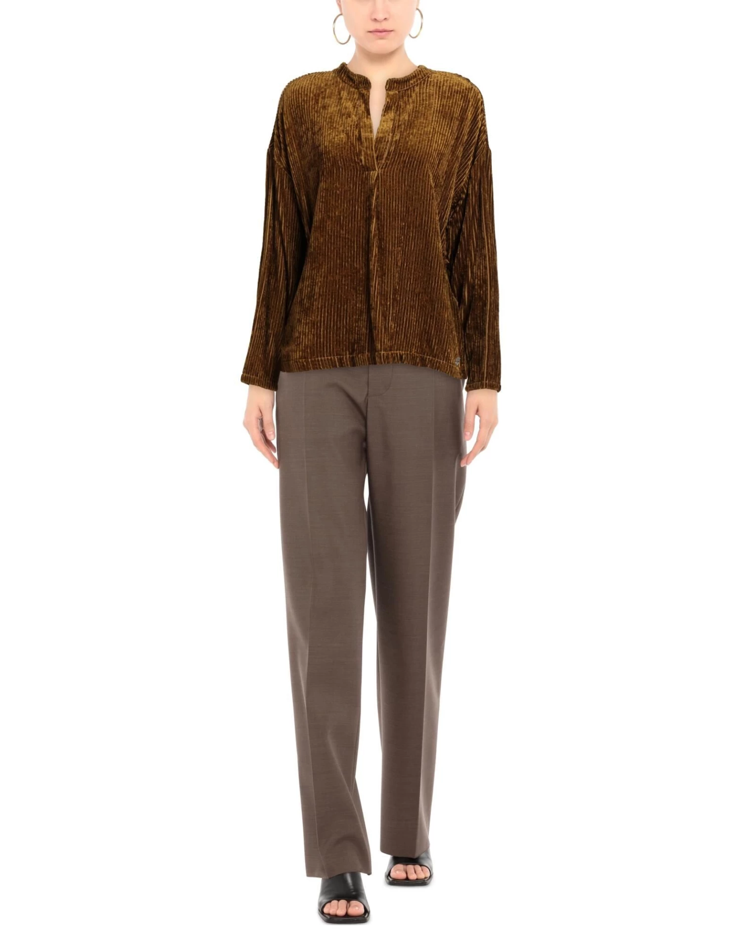 EMMA & GAIA Blouse For Women Military Green - Image 2