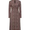 EMMA & GAIA Midi Dress For Women Brown